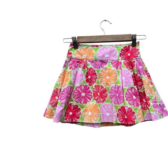 Vintage Lilly Pulitzer 80’s fruit stand skirt size 7 rare preppy coastal boho - Picture 2 of 3